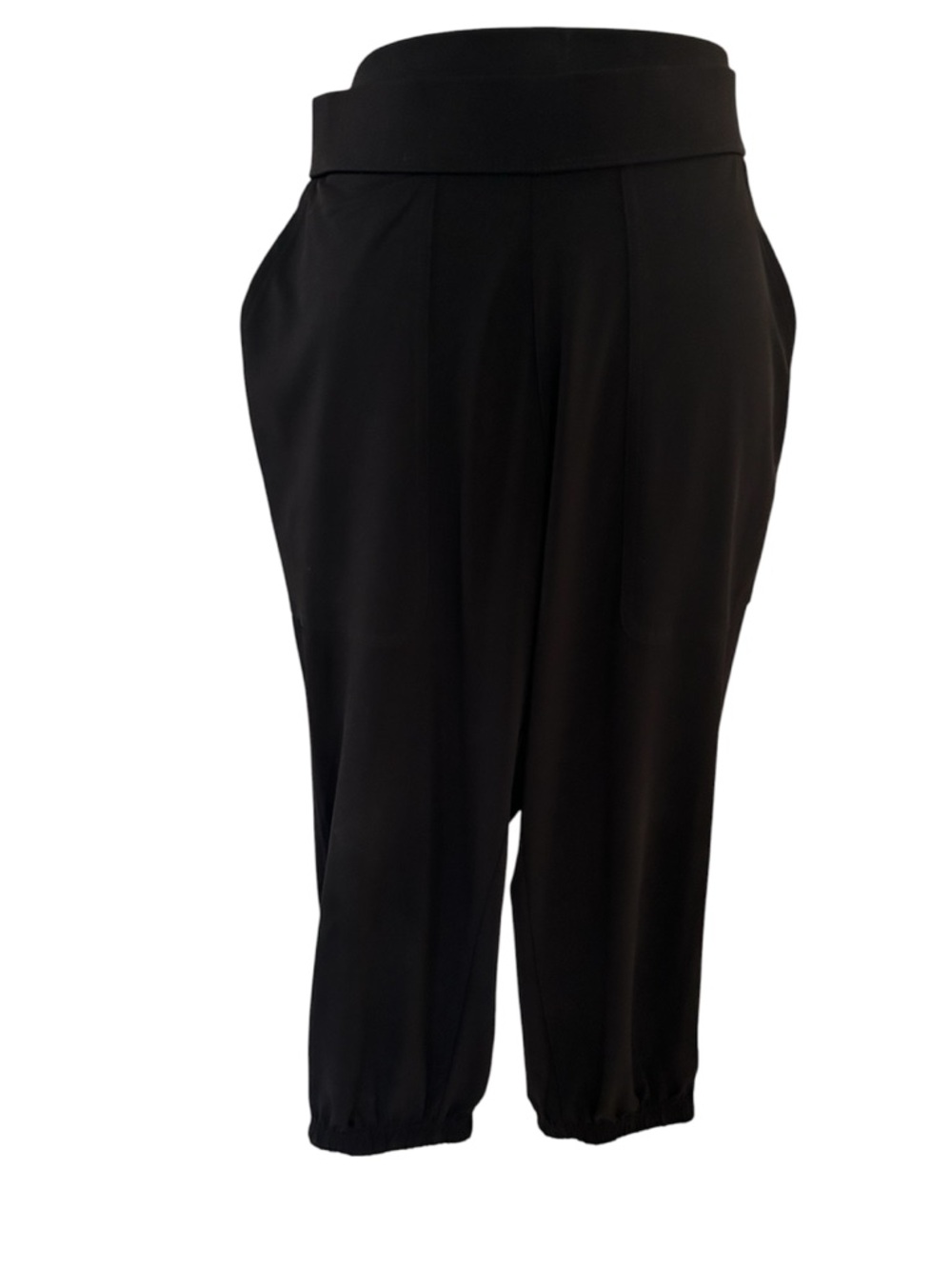 Lisa Rinna Cropped Jogger with Side Zippers